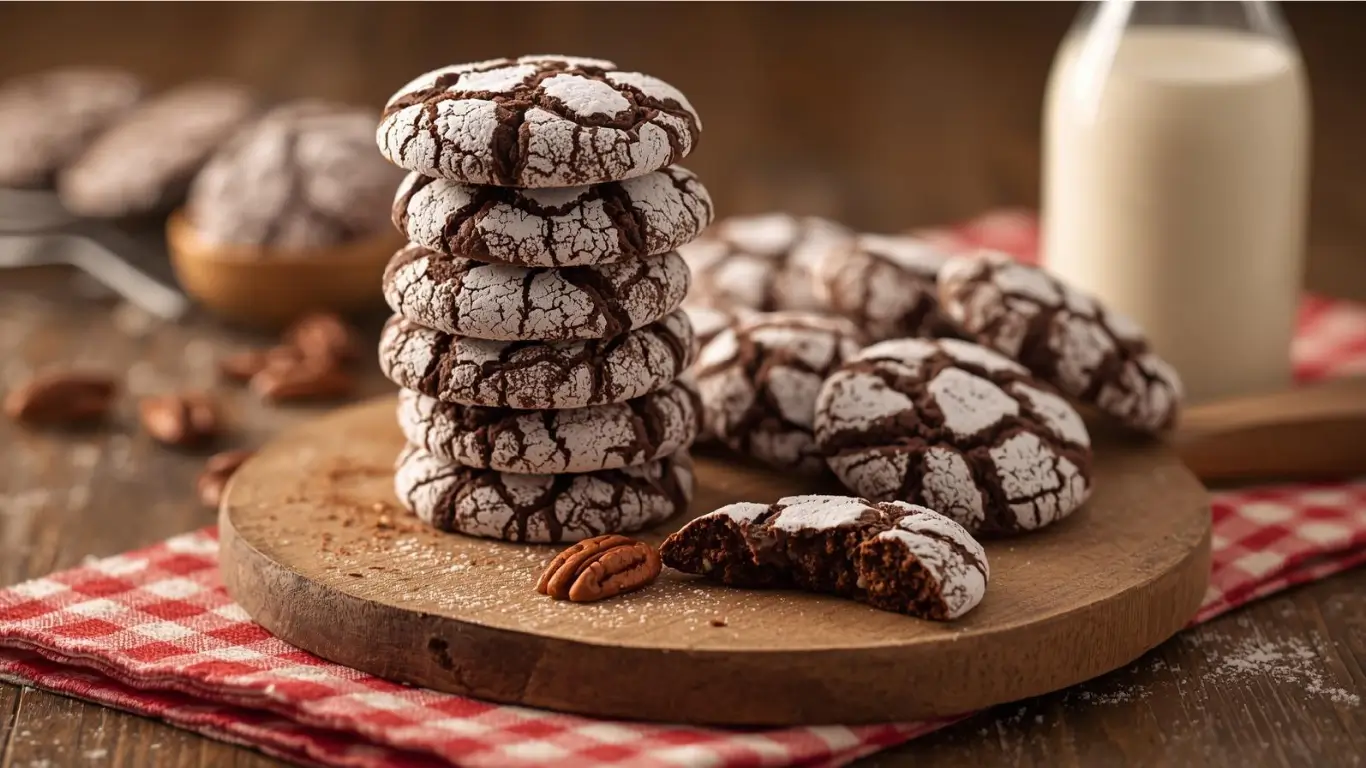 Chocolate Crinkle Cookies: The Best 6-Ingredient Recipe