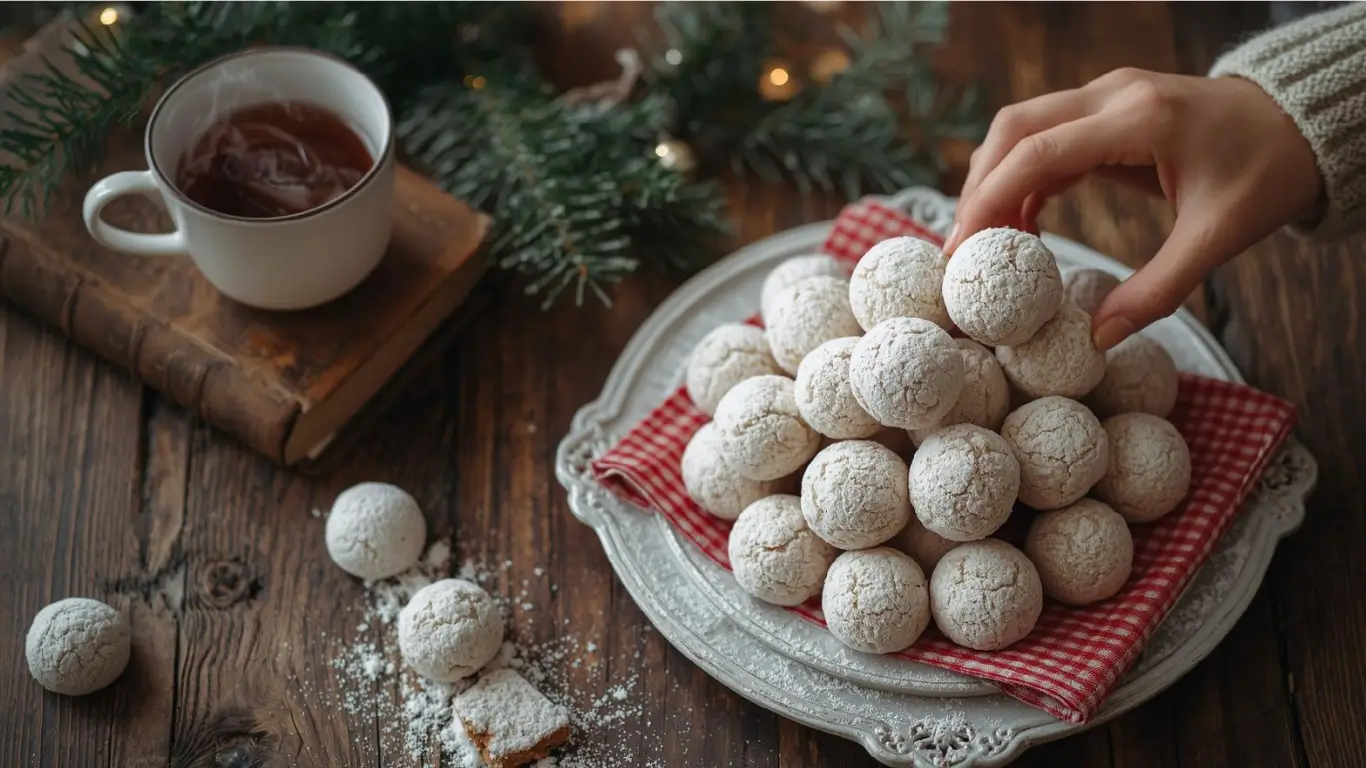 Snowball Cookies: 2-Ingredient Shortcut Recipe