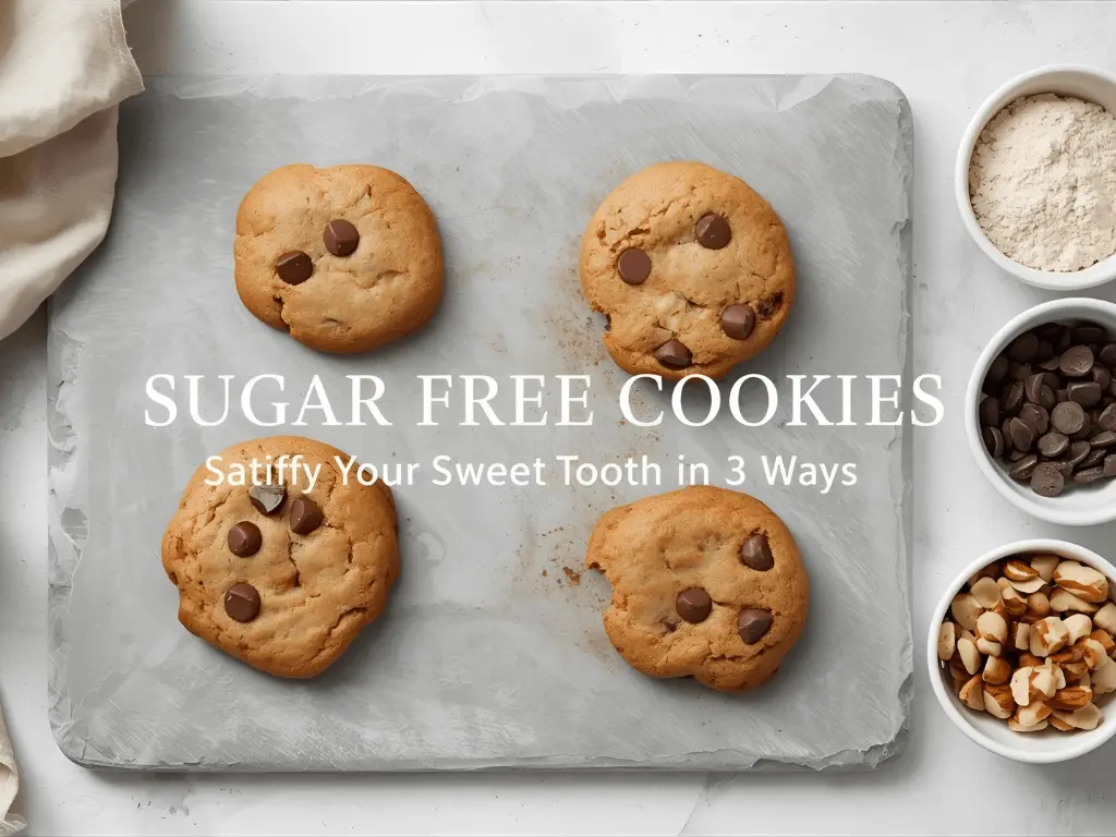 Sugar Free Cookies Satisfy Your Sweet Tooth in 3 Ways