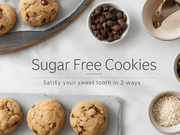 Sugar Free Cookies Satisfy Your Sweet Tooth in 3 Ways