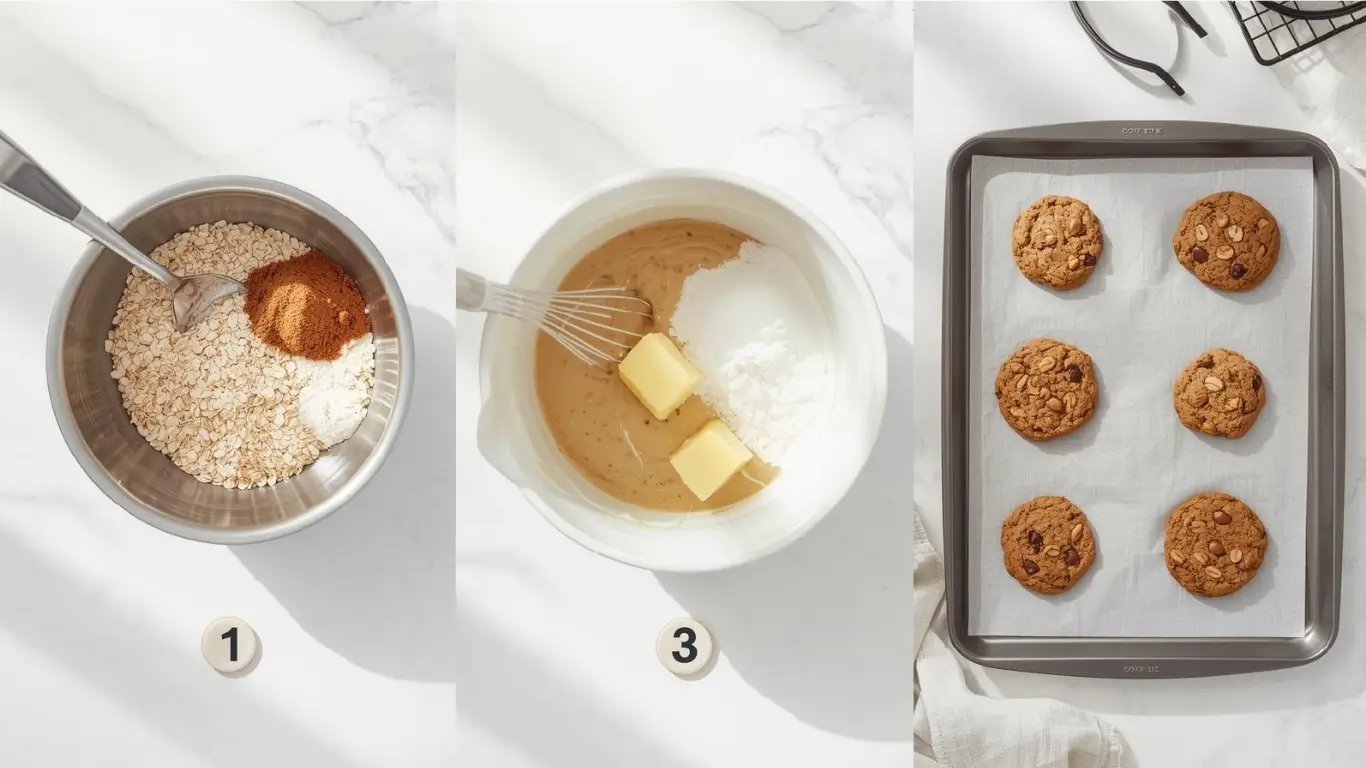 Oatmeal Cookies: 3 Simple Steps for Beginners