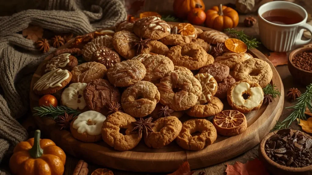 Fall Cookies: How to Make a Harvest Platter in 3 Steps