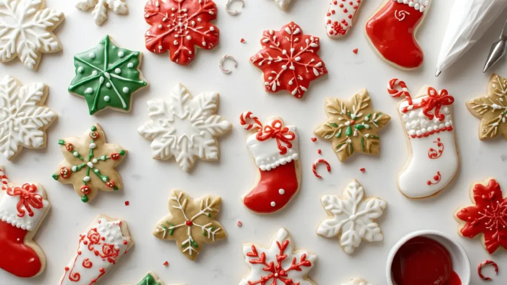 How to make royal icing cookies in 4 simple stages