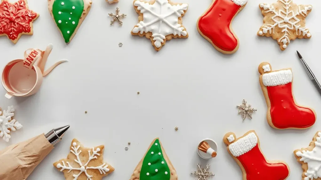 How to make royal icing cookies in 4 simple stages
