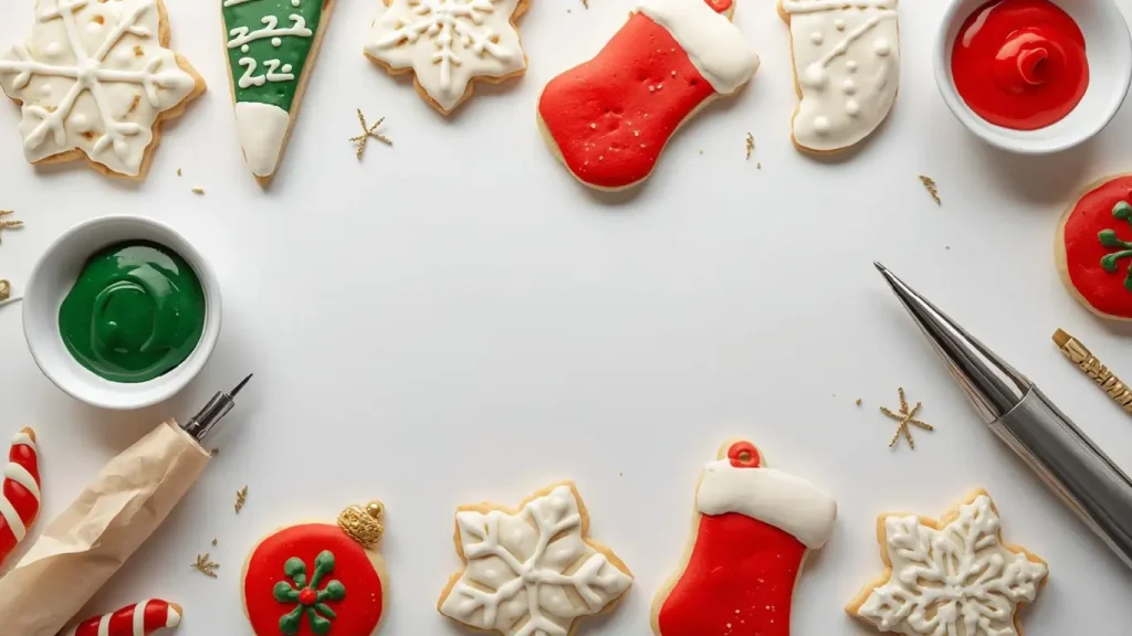 How to make royal icing cookies in 4 simple stages