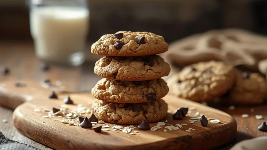 The Best Chewy Chocolate Chip Oatmeal Cookies in 6 Steps