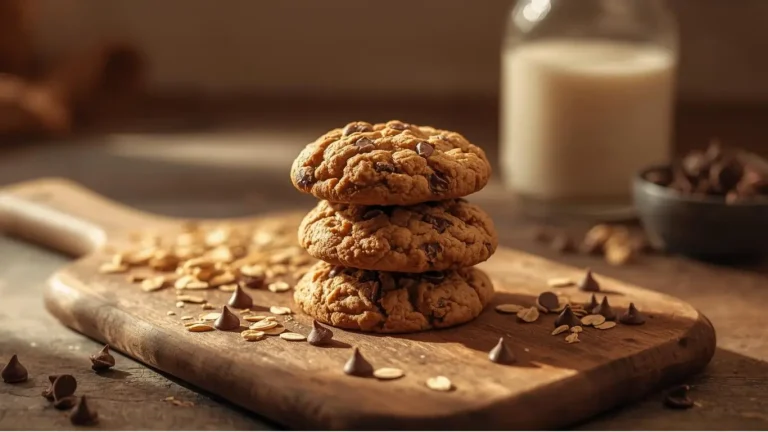 The Best Chewy Chocolate Chip Oatmeal Cookies in 6 Steps