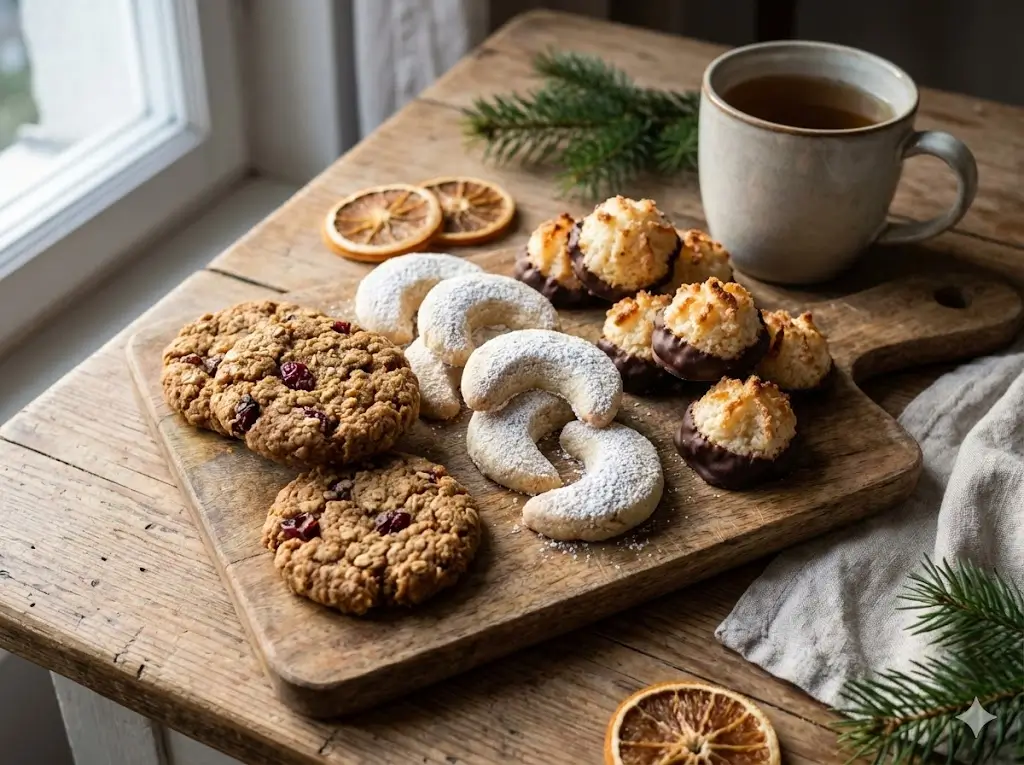 5 Ingredient Vegan Christmas Cookies for Busy Days