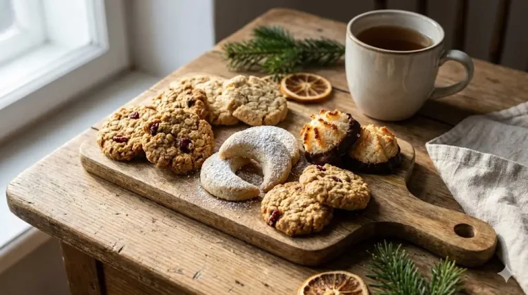 5 Ingredient Vegan Christmas Cookies for Busy Days