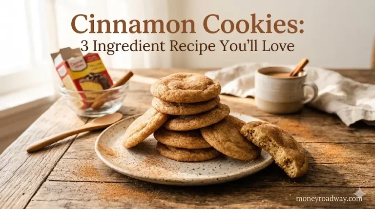 Cinnamon Cookies: 3 Ingredient Recipe You'll Love