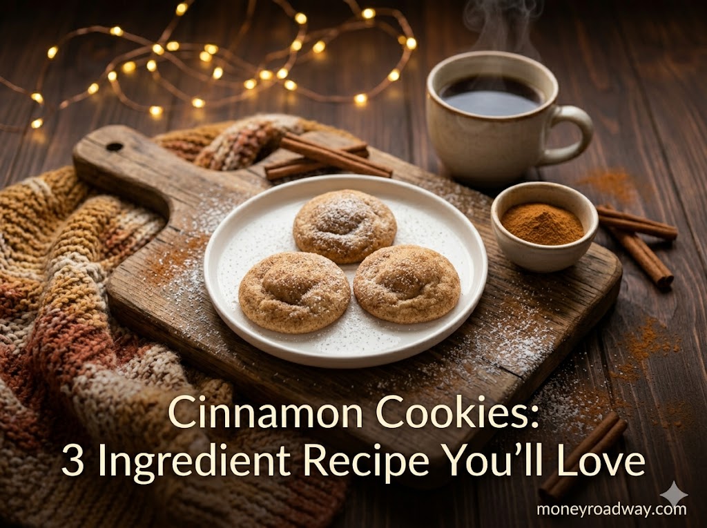 Cinnamon Cookies: 3 Ingredient Recipe You'll Love