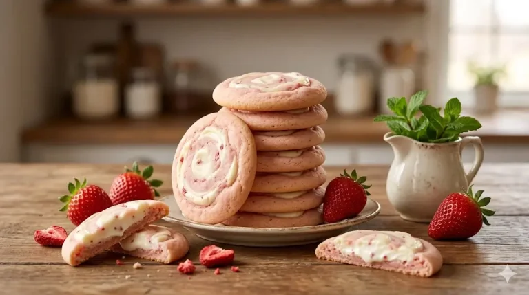 How to Make Strawberry Cheesecake Cookies in 3 Steps