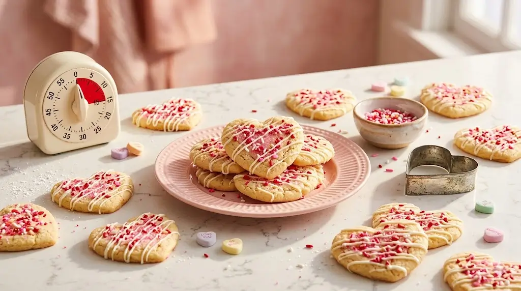 How to Make Valentines Day Cookies in 15 Minutes