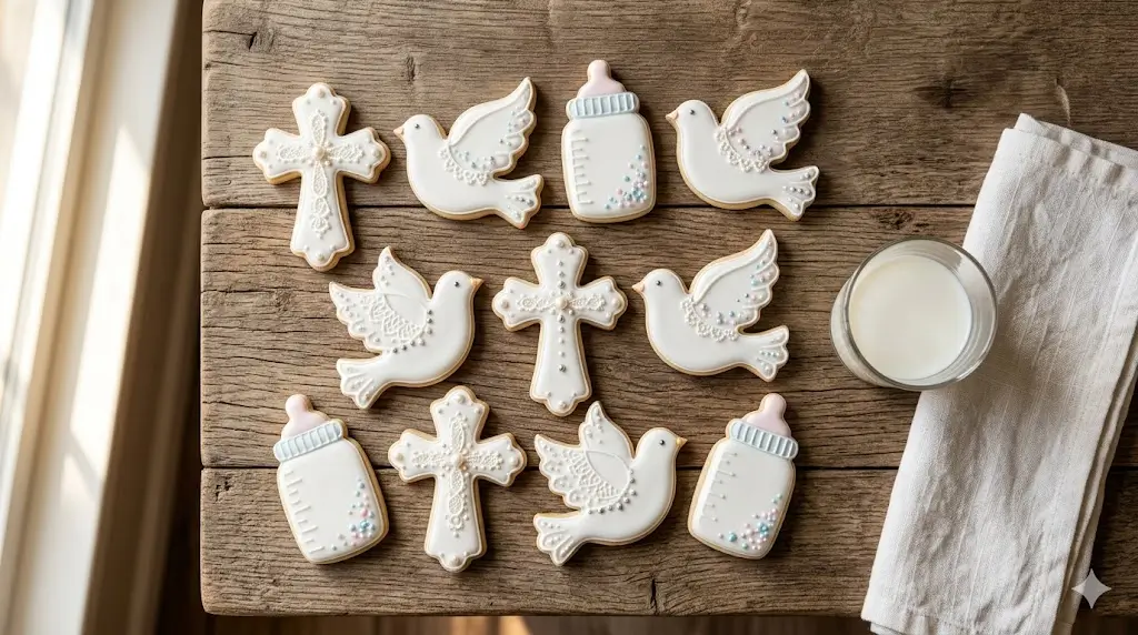 Baptism Cookies: How to Make Them in 4 Steps