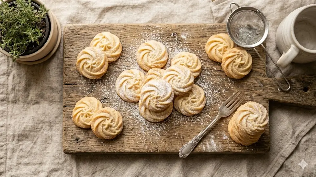 Whipped Shortbread Cookies: How to Bake