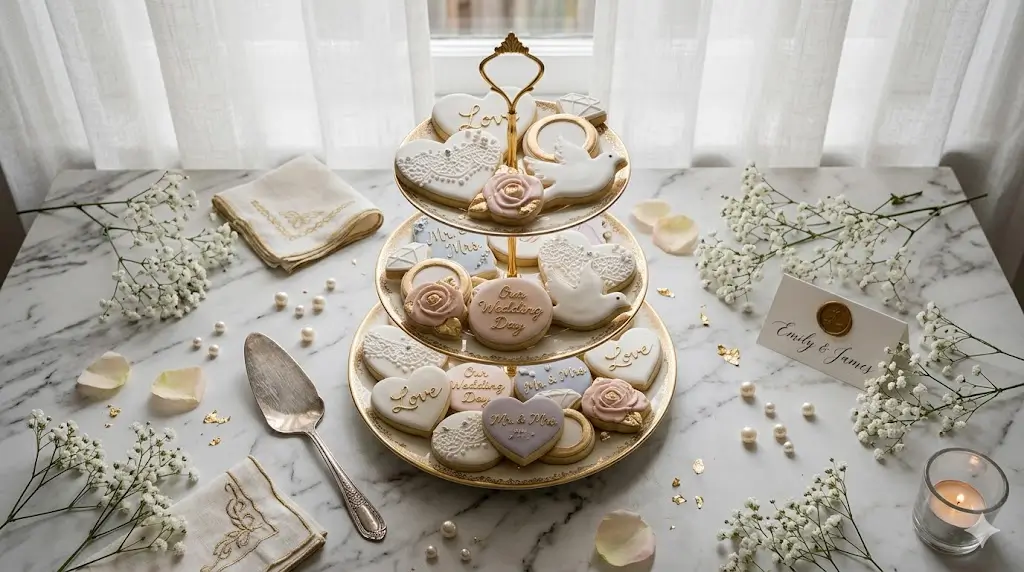 wedding cookies decorated 7 Best Tips For Your Big Day