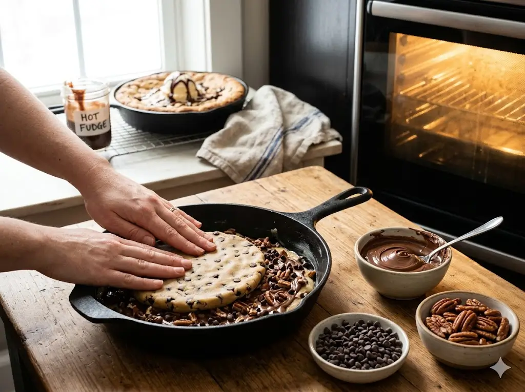 Bakery-Style Stuffed & Skillet Cookies (Pizookies)